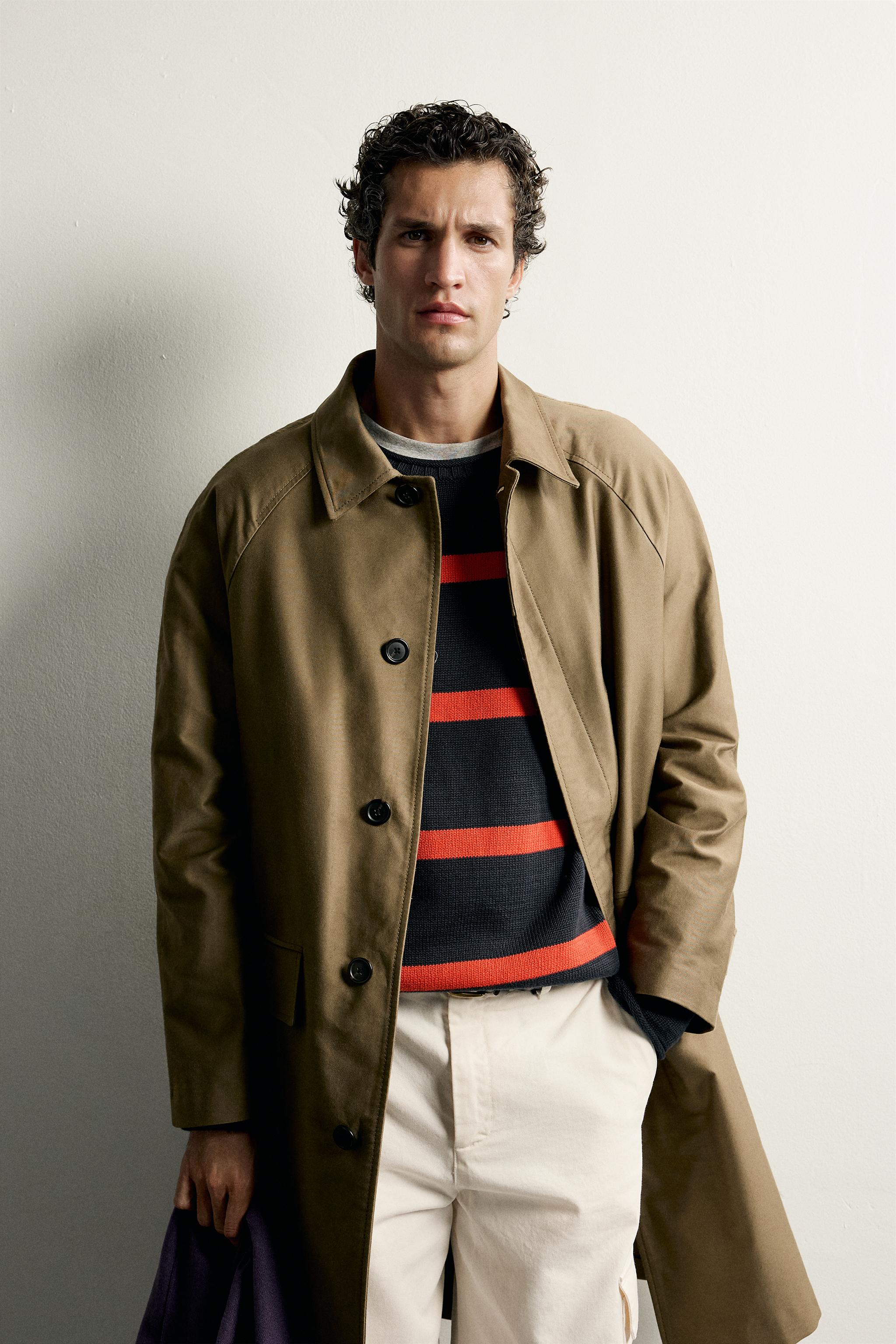 TRENCH REGULAR FIT EN COTON